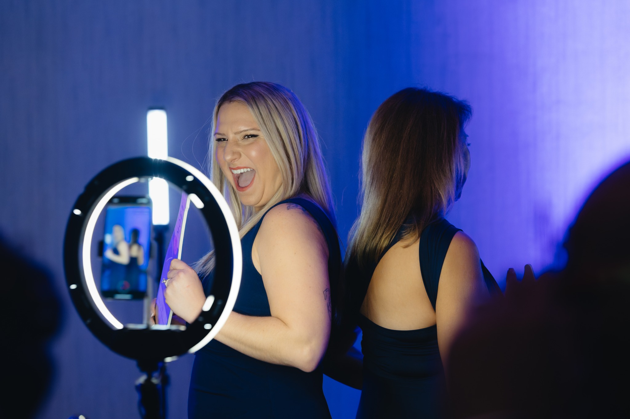 Savvy Events team at a 360 photo booth event